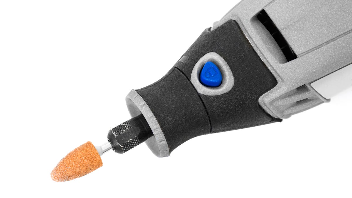 A rotary tool on a white background.