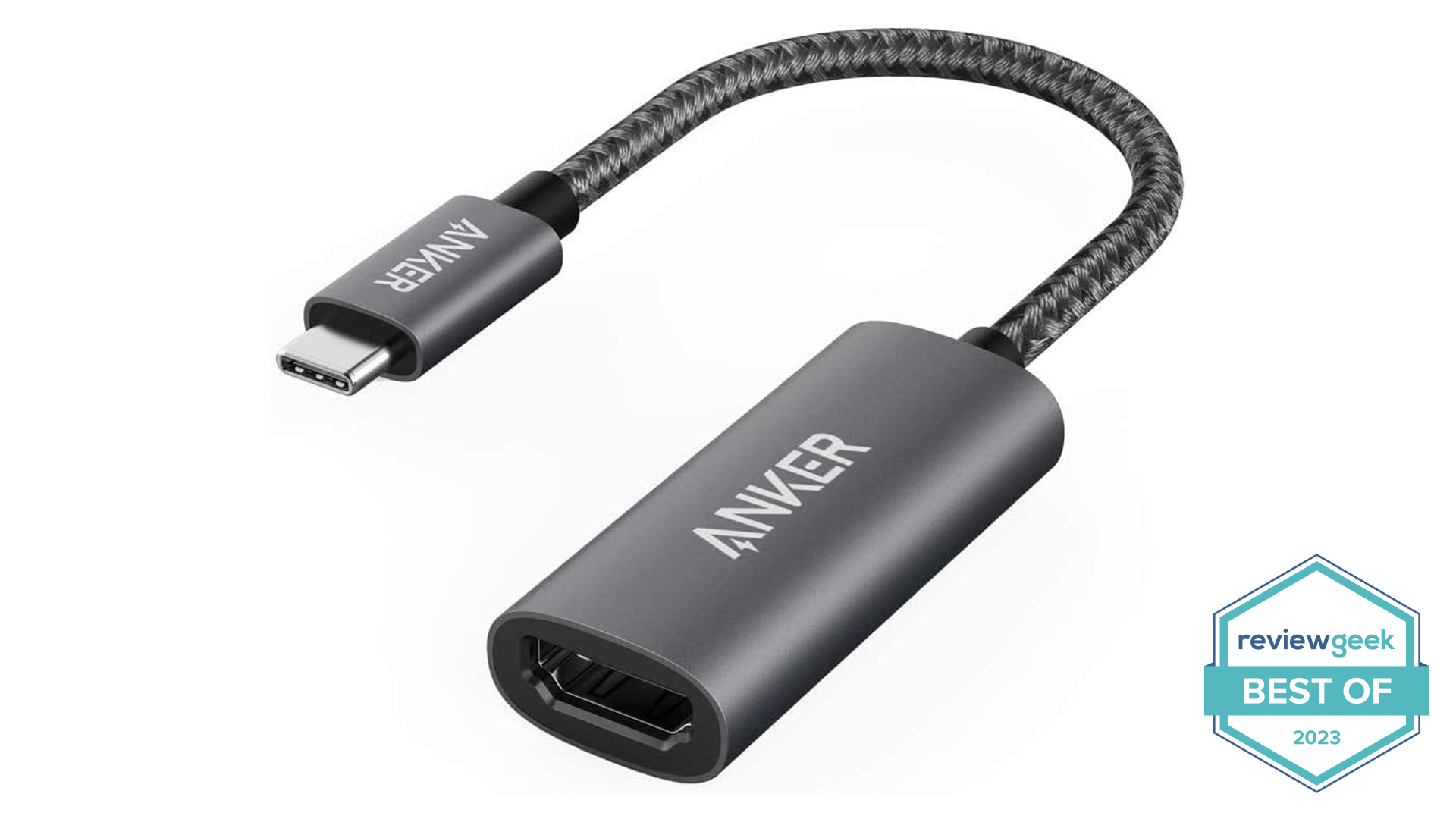 Anker USB-C to HDMI Converter on a white background